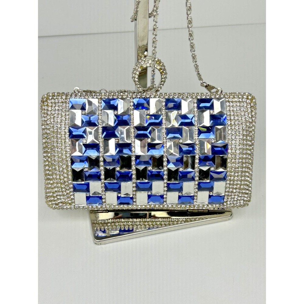 Women's Evening Handbag w/Chain Chic Small Crossbody Bag for Party Prom Date GEM